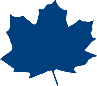 Blue Maple Leaf Stickdatei