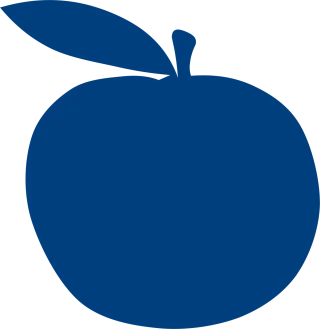 Blue Apple Leaf Stickdatei