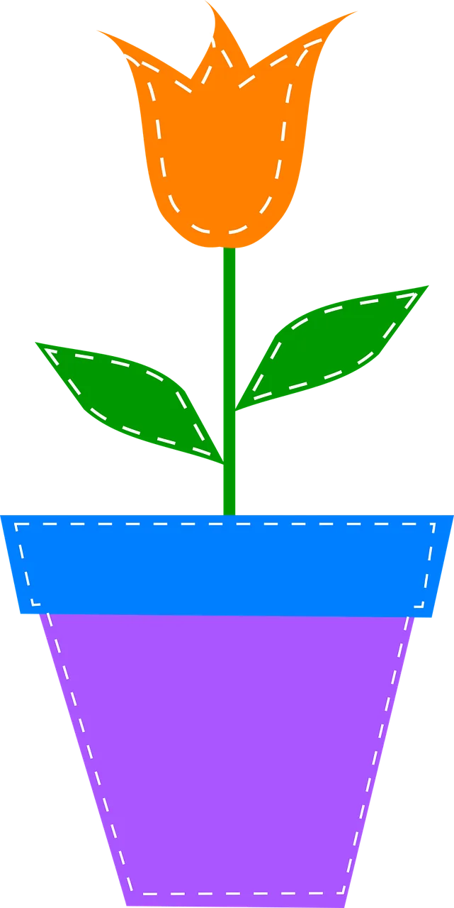 Tulip Flower Floral Stickdatei – Blumen