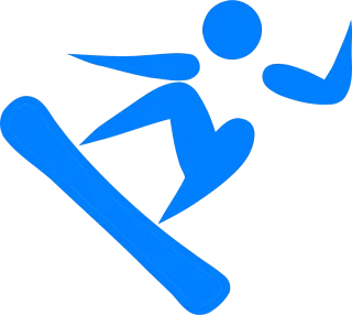 Winter Sport Snowboarder Stickdatei