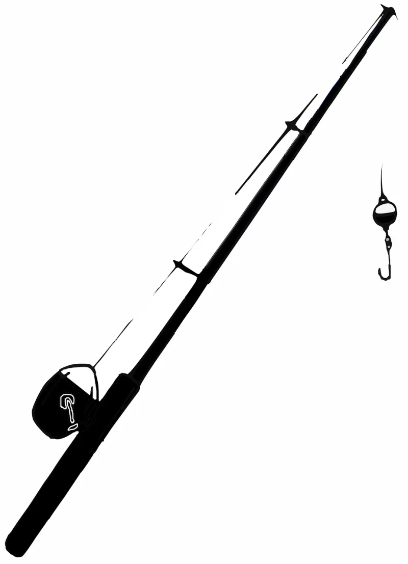 Fishing rod Fishing pole Fishing Stickdatei – Tiere
