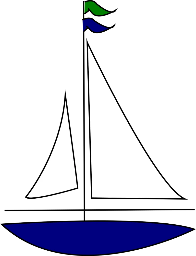 Sailing boat Boat Sail Stickdatei – Fahrzeuge