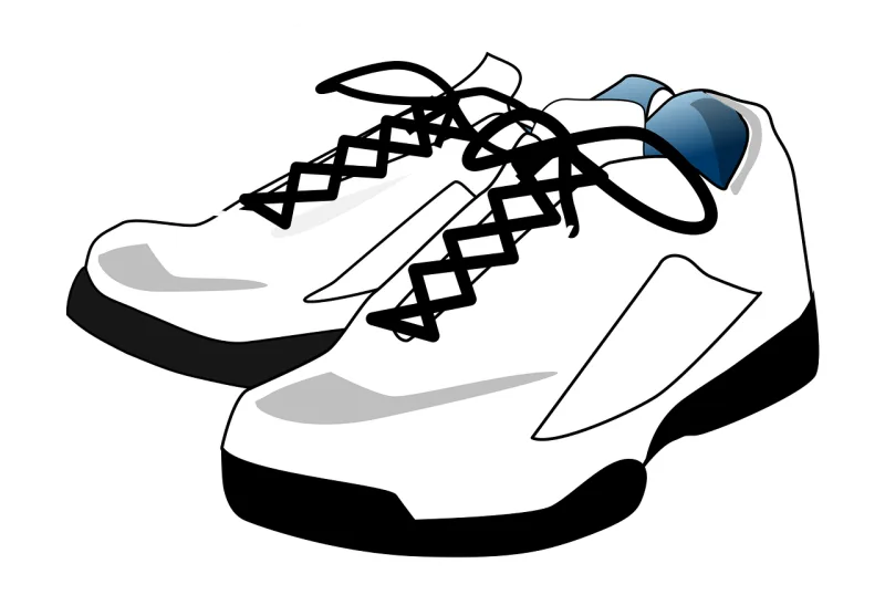 Sneakers Shoes White Stickdatei – Sport