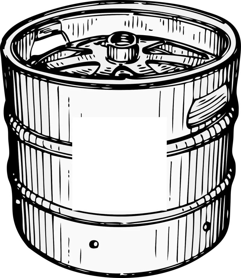 Keg Beer Barrel Stickdatei – Musik