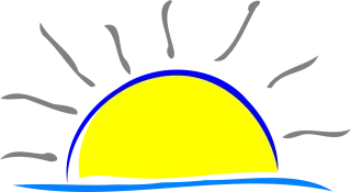 Sun Water Yellow Stickdatei