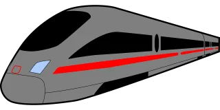 Train Bullet Speed Stickdatei