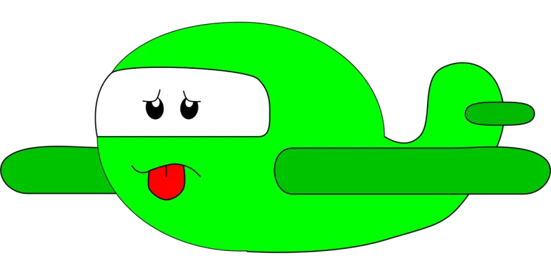 Airplane Green Toy Stickdatei – Fahrzeuge