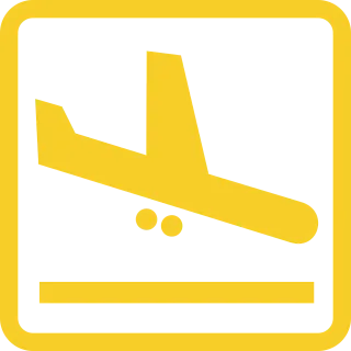 Arrivals Airport Landing Stickdatei