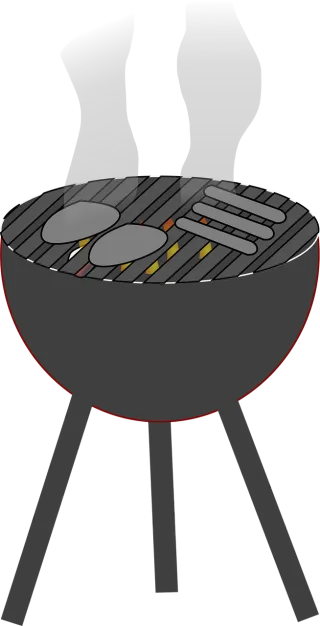 Barbecue Grill Charcoal Stickdatei