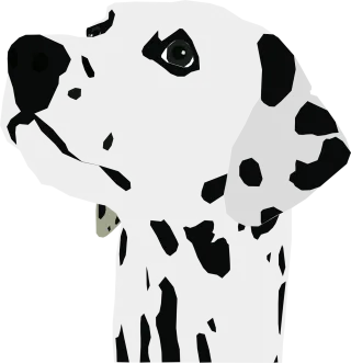 Dalmatian Dog Canine Stickdatei