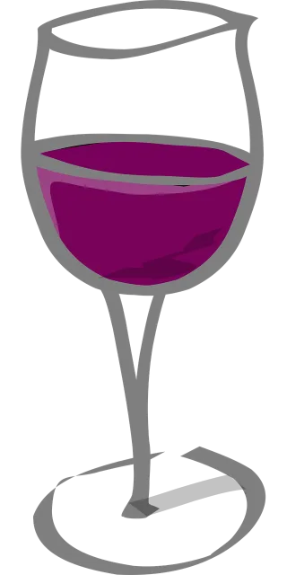 Wineglass Red Glass Stickdatei – Essen & Trinken