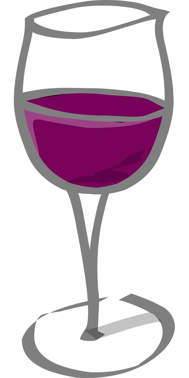 Wineglass Red Glass Stickdatei – Essen & Trinken