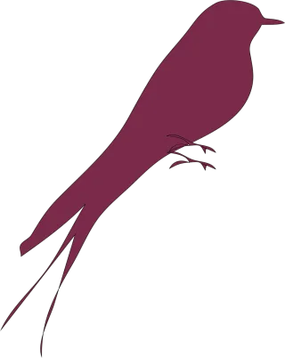 Love bird Bird Purple Stickdatei