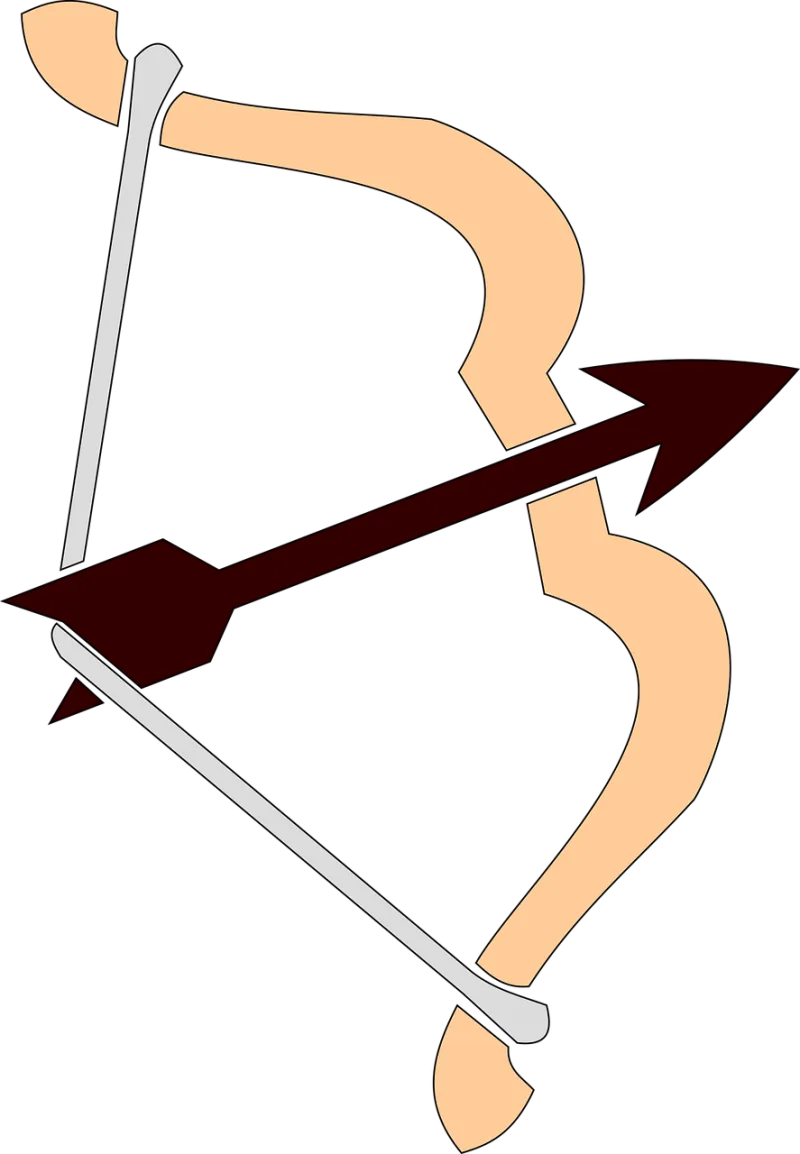 Archery Bow Arrow Stickdatei – Herzen & Liebe