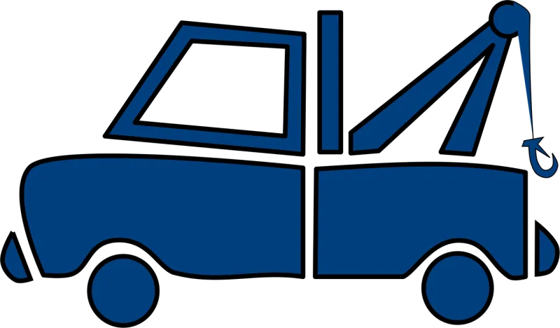 Tow truck Wrecker Truck Stickdatei – Fahrzeuge