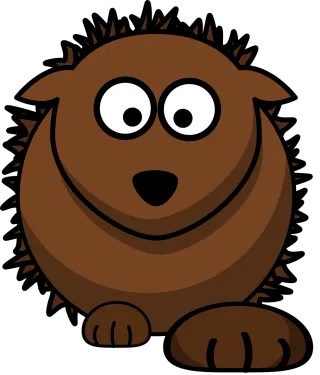 Hedgehog Nature Animal Stickdatei
