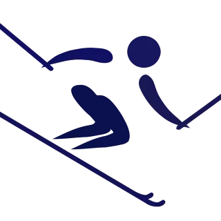Skiing Ski Sport Stickdatei