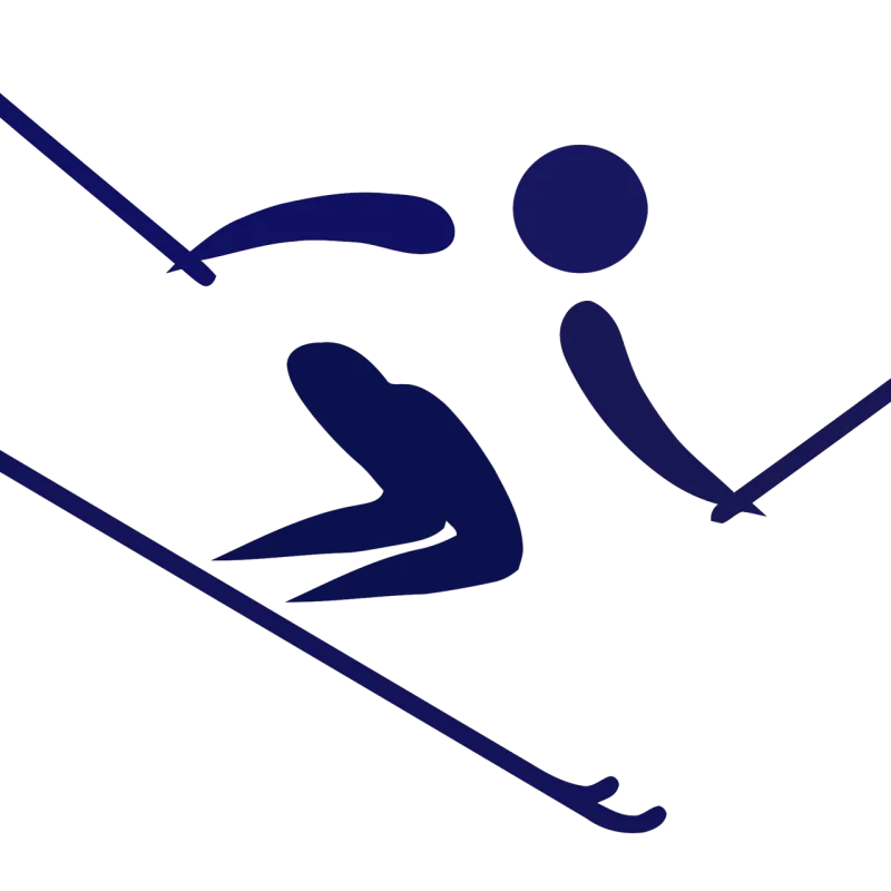 Skiing Ski Sport Stickdatei – Sport