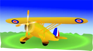 Airplane Aircraft Plane Stickdatei