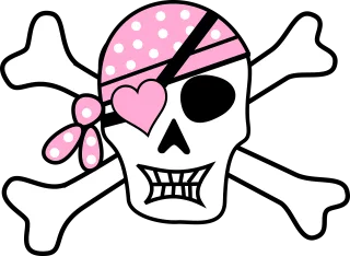 Pirate Skull Skull and crossbones Stickdatei