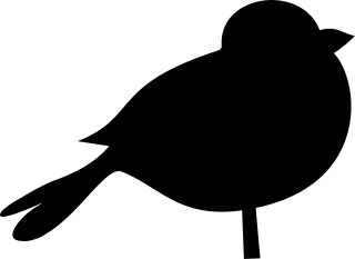 Bird Black Silhouette Stickdatei