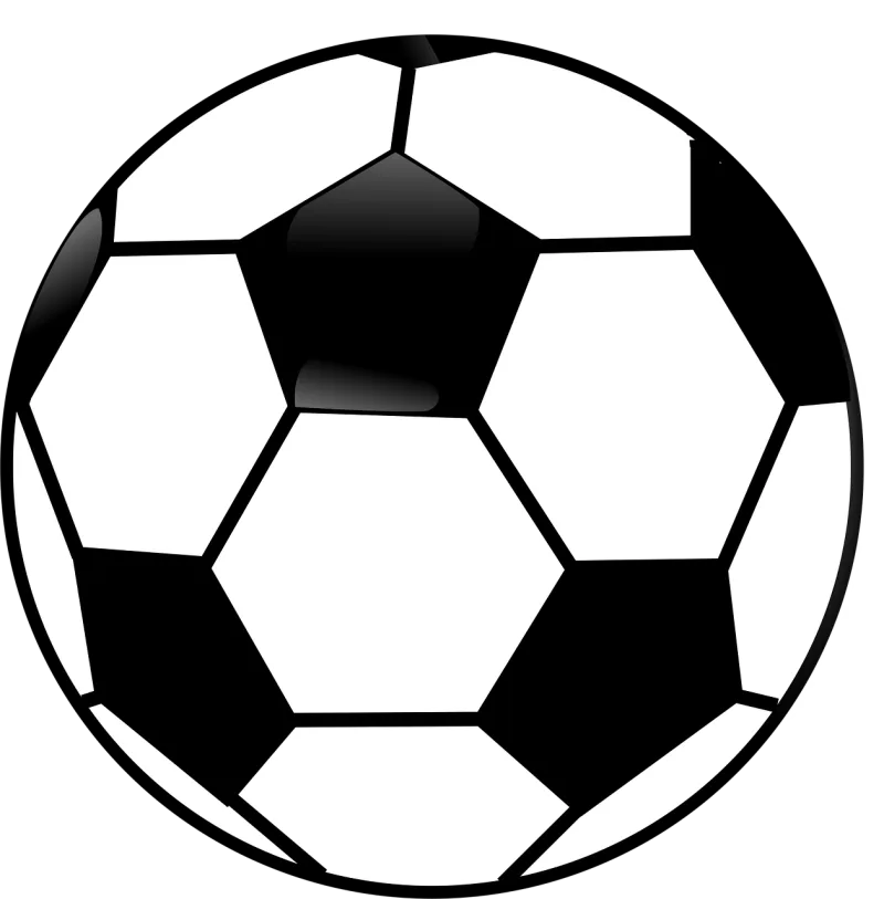 Soccer ball Ball Black and white Stickdatei – Sport