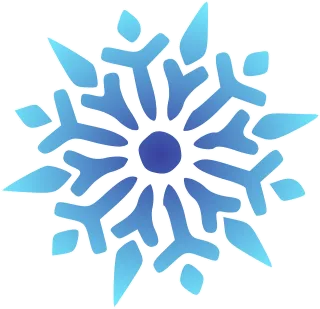 Snowflake Blue Shiny Stickdatei – Weihnachten