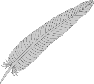 Feather Silver Quill Stickdatei