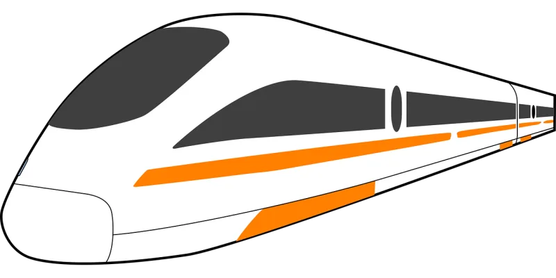 High-speed train Train High-speed rail Stickdatei – Fahrzeuge