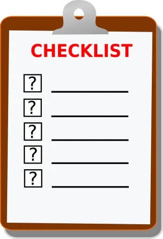 Checklist Clip board Blank Stickdatei – Musik