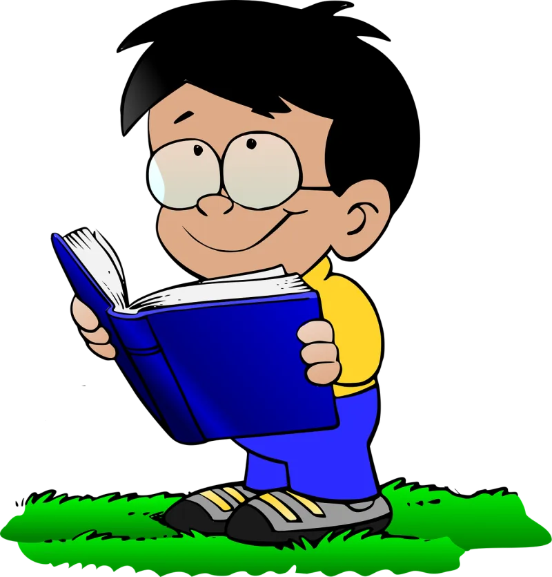 Boy Glasses Book Stickdatei – Herzen & Liebe