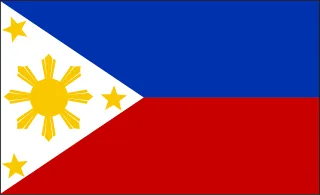 Philippines Flag Filipino Stickdatei