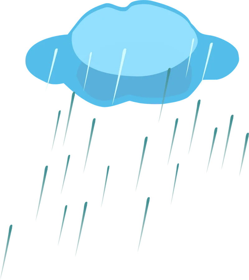 Rain Cloud Nature Stickdatei – Natur