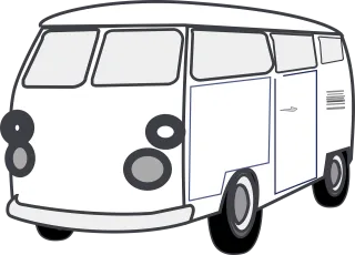 Van Car Transport Stickdatei