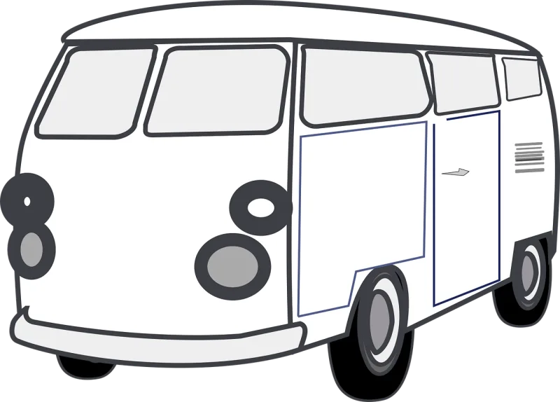 Van Car Transport Stickdatei – Fahrzeuge