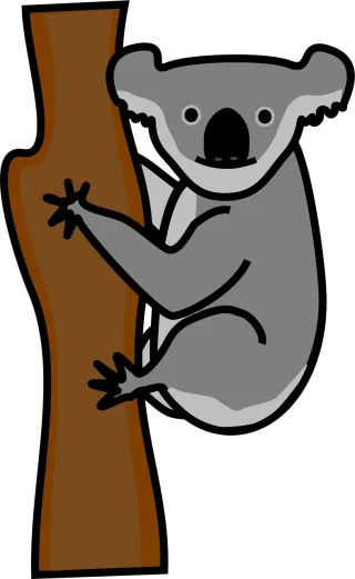Koala Bear Animal Stickdatei