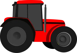 Tractor Red International Stickdatei