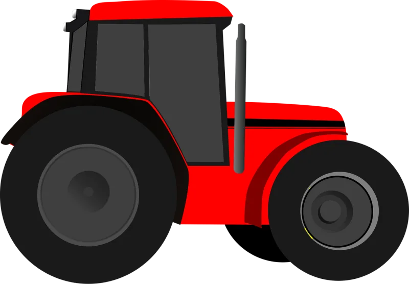 Tractor Red International Stickdatei – Fahrzeuge