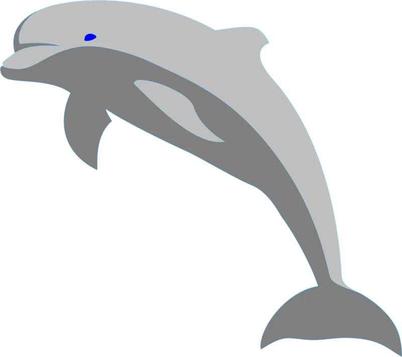 Dolphin Fish Porpoise Stickdatei – Tiere