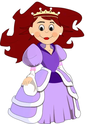 Princess Queen Pretty girl Stickdatei