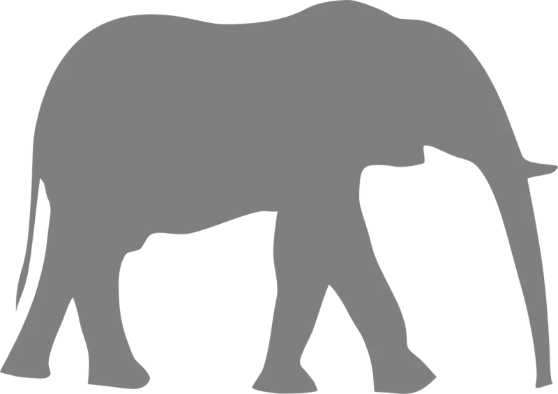 Elephant Walk Gray Stickdatei – Tiere