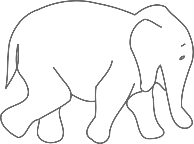 Elephant Walk Nature Stickdatei – Tiere