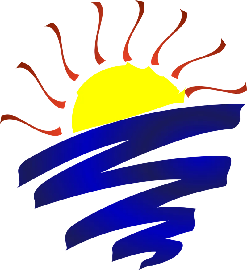 Sun Rise Set Stickdatei – Natur