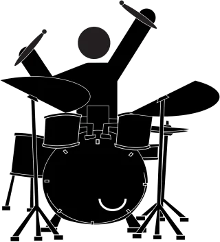 Drummer Set Play Stickdatei