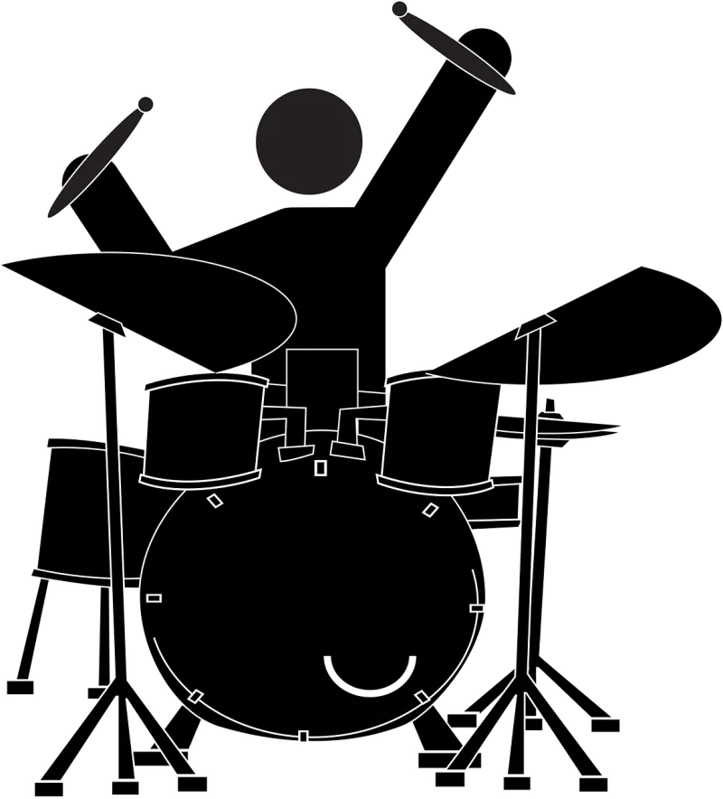 Drummer Set Play Stickdatei – Musik