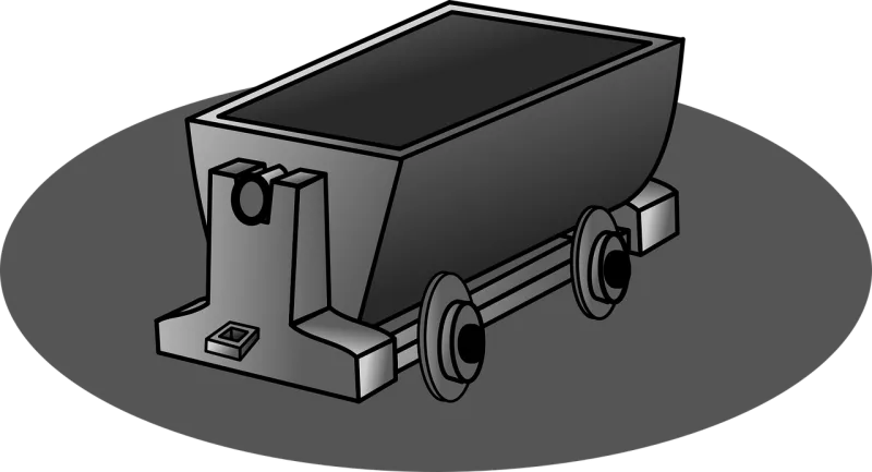 Coal car Lorry Metal Stickdatei – Fahrzeuge