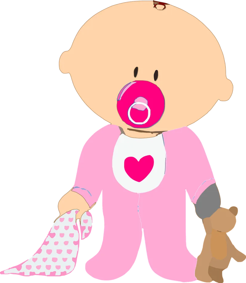 Baby Girl Teddy Stickdatei – Kinder