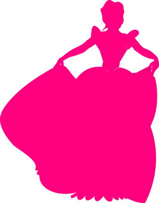 Princess Dress Gown Stickdatei