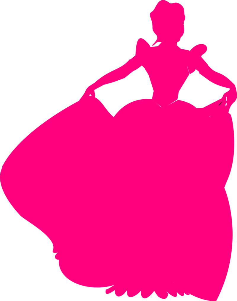 Princess Dress Gown Stickdatei – Kinder