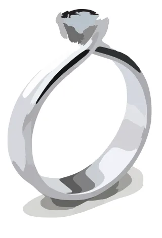 Ring Engagement Promise Stickdatei